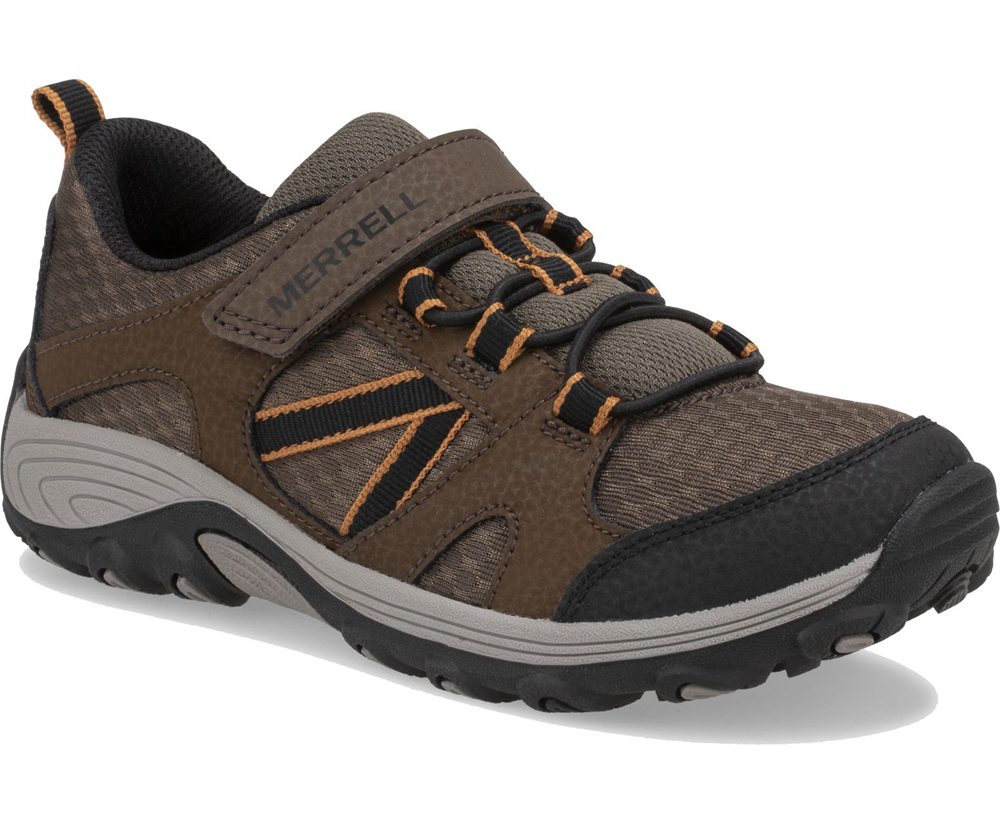 Buty Sportowe Merrell Dziecięce Brązowe - Outback Niskie - 106934-NSG